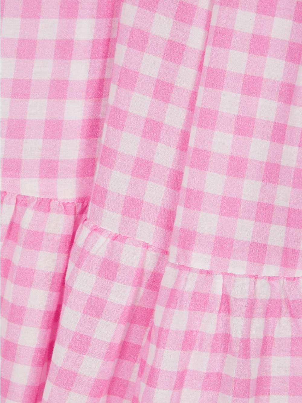 NWT - Kendall Cotton Pink Gingham Midi Dress (XL) - Picture 5 of 13
